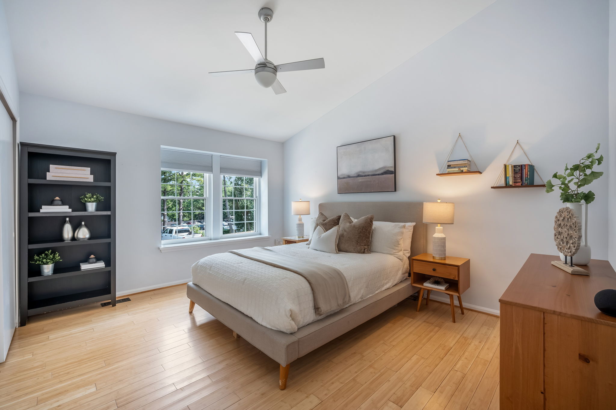 Large Ensuite Bedroom 1  with Vaulted Ceiling