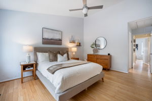 Large Ensuite Bedroom 1  with Vaulted Ceiling