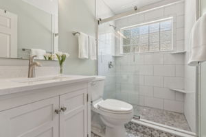 ... and to this adjacent full bath, completely remodeled!