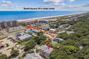 A 5-minute walk and you are at the beach...