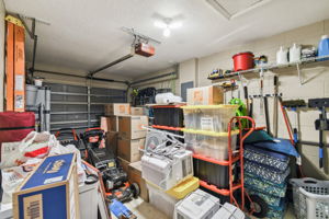 Single car garage with opener