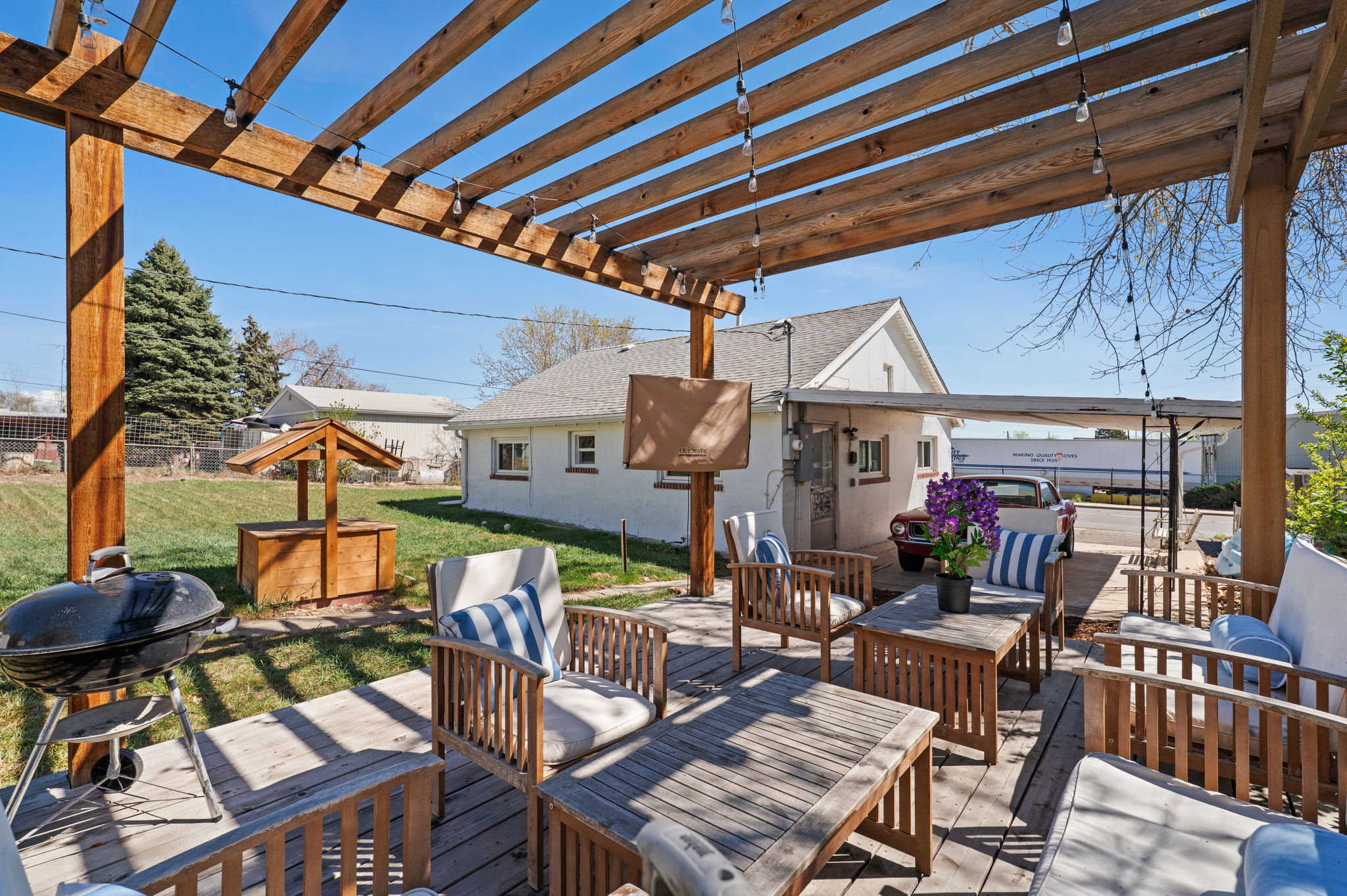 Newer deck & pergola