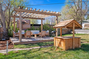 New pump & motor in the well for lawn & garden