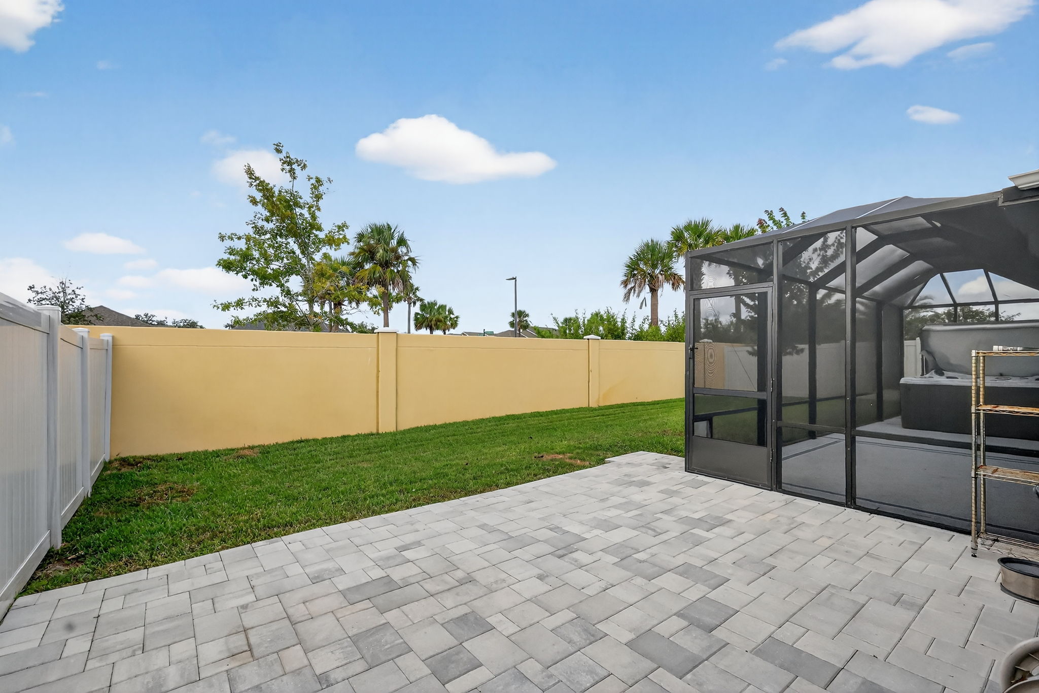 Rear Patio and Fenced Yard