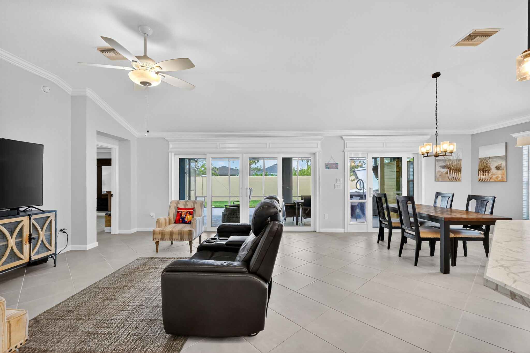 Living and Dining Rooms