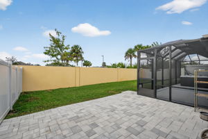 Rear Patio and Fenced Yard