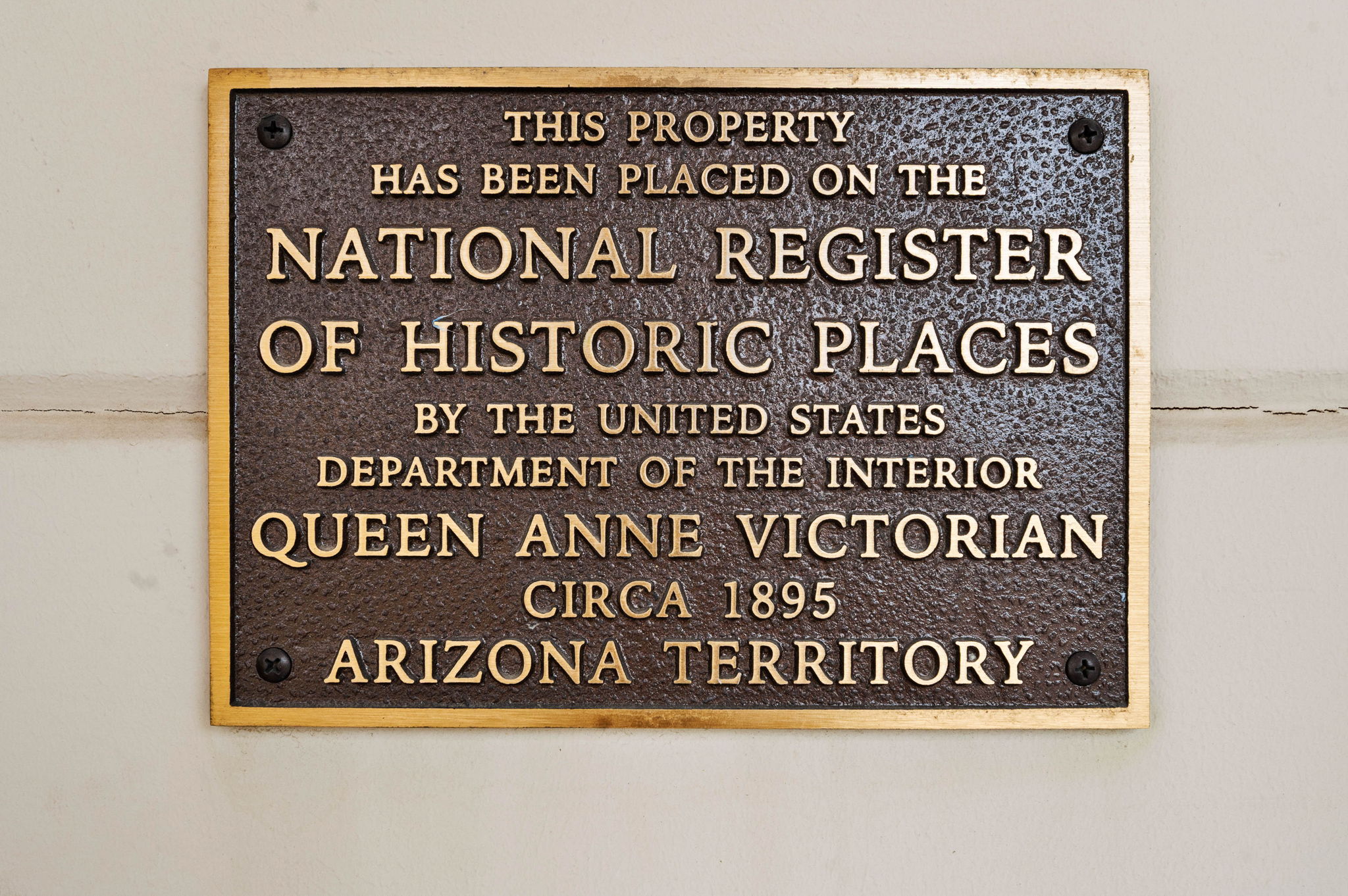 Historic Places Plaque