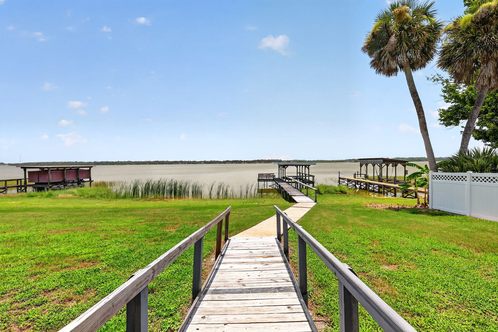 Walkway, Dock, and Covered Boat Lift