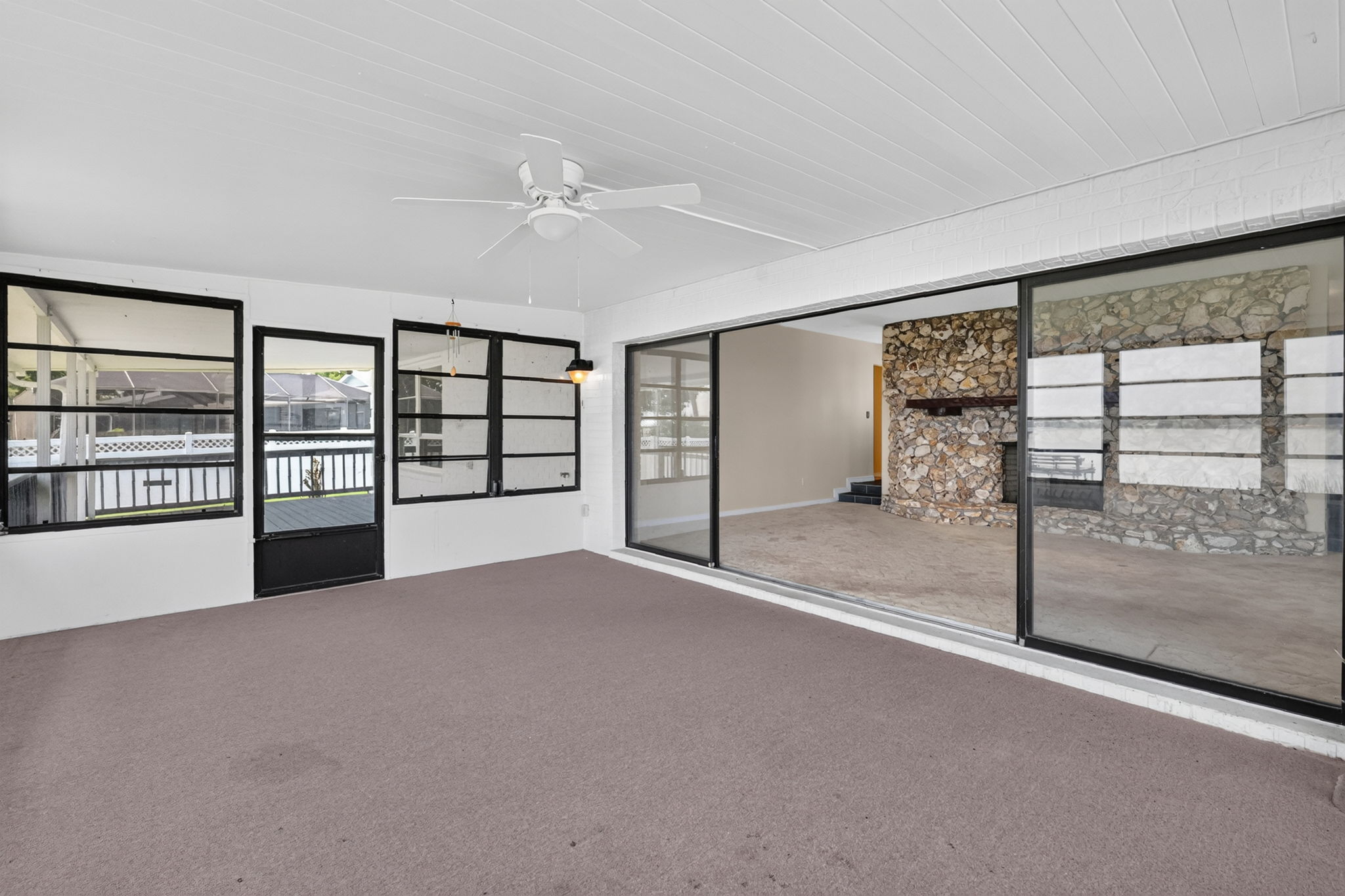 Glass-Enclosed Lanai