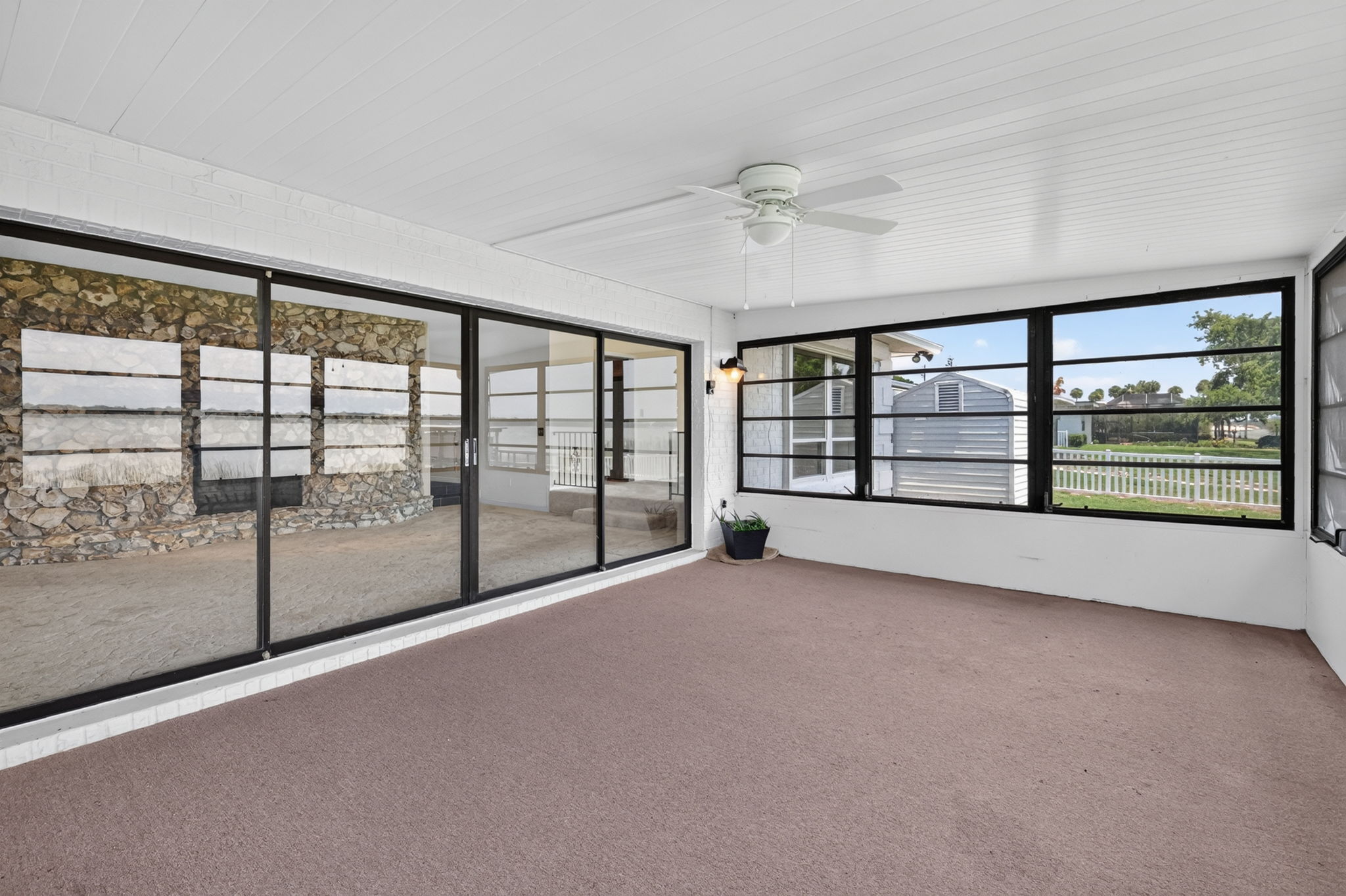 Glass-Enclosed Lanai