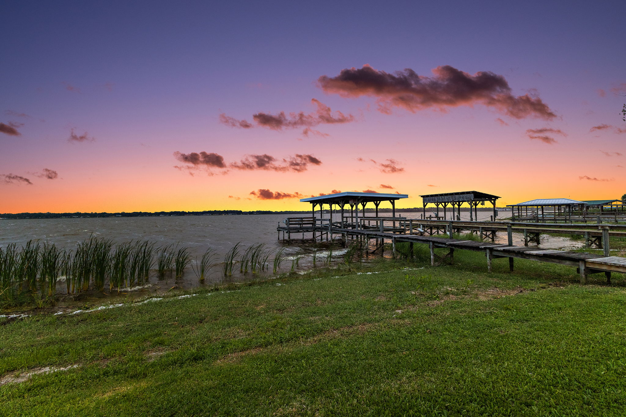 Dock and Covered Boat Lift