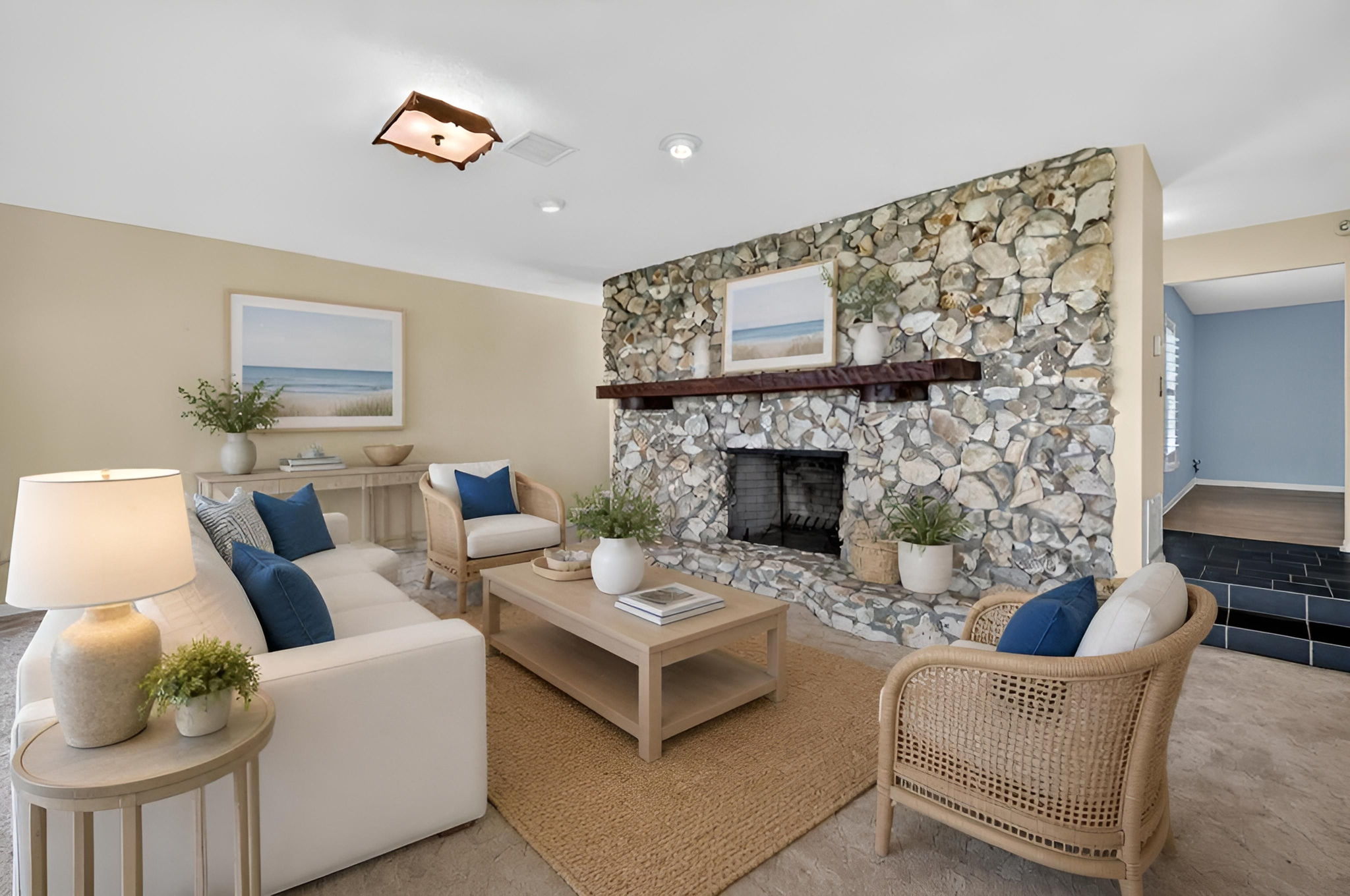 Living Room - Virtually Staged