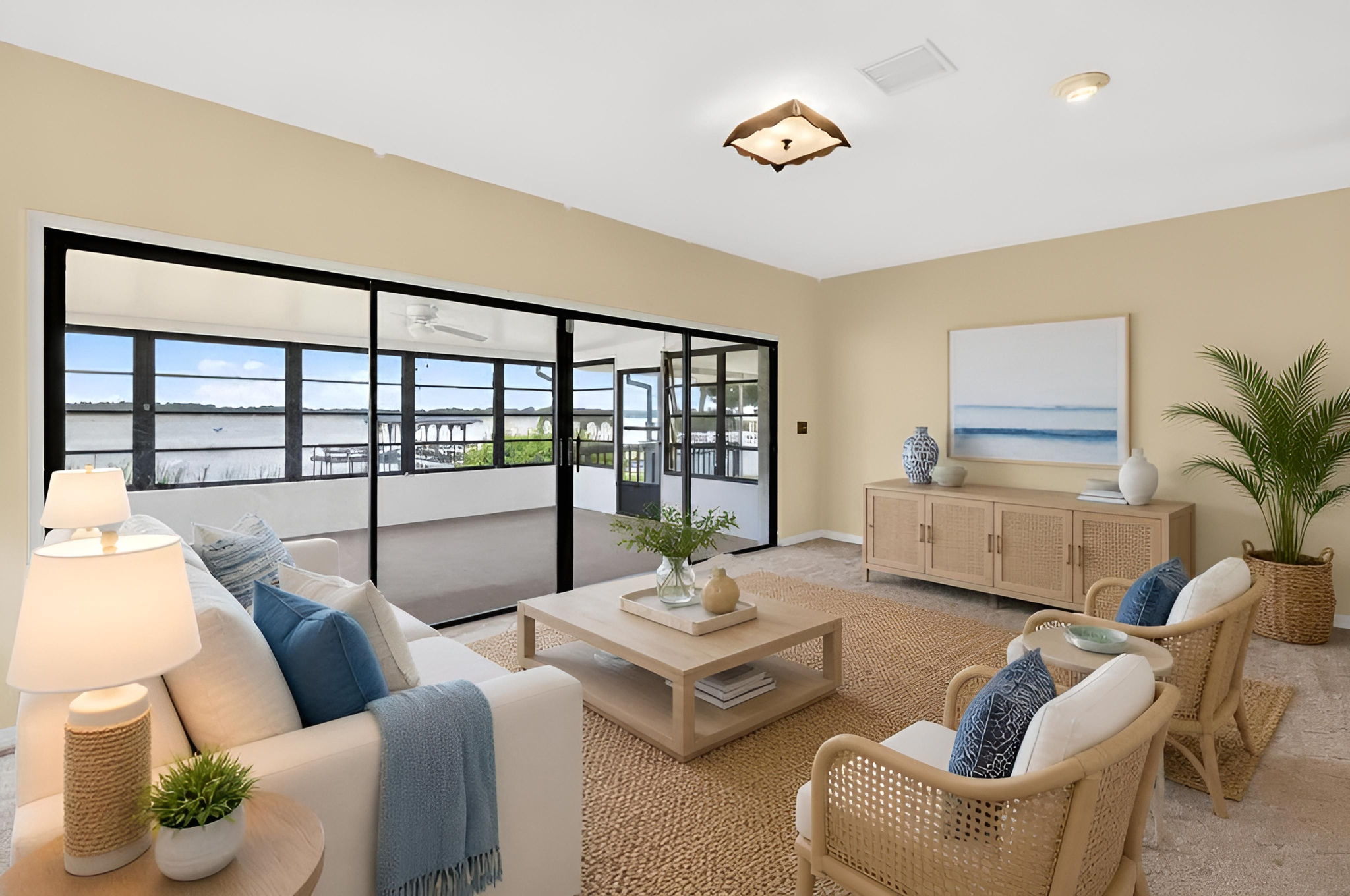 Living Room - Virtually Staged