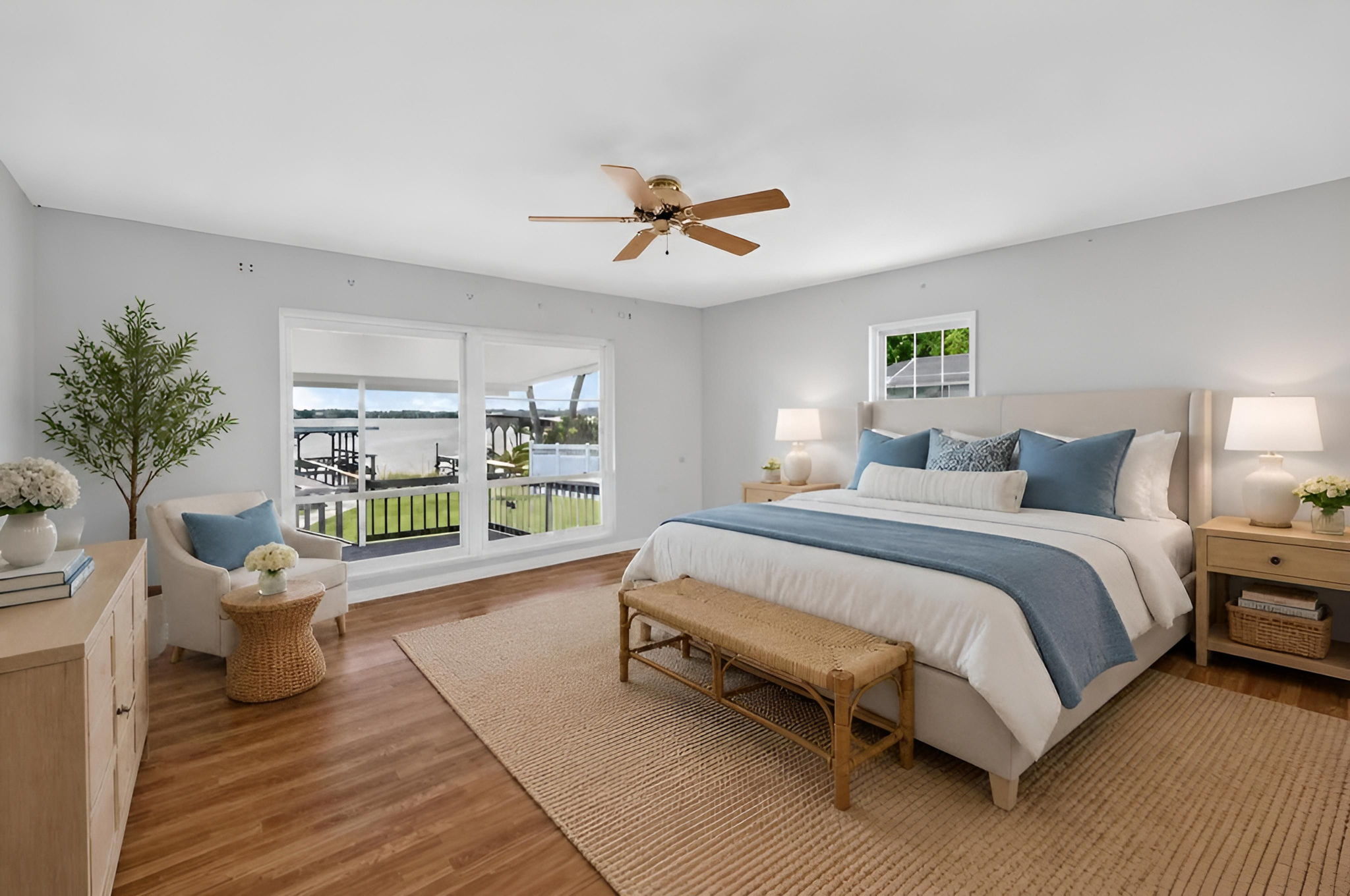 Primary Bedroom - Virtually Staged