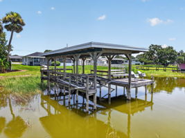 Dock and Covered Boat Lift