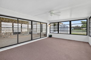Glass-Enclosed Lanai
