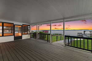 Extended Covered Porch with MAGNIFICENT VIEWS of Lake Griffin!