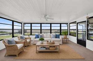 Glass-Enclosed Lanai - Virtually Staged