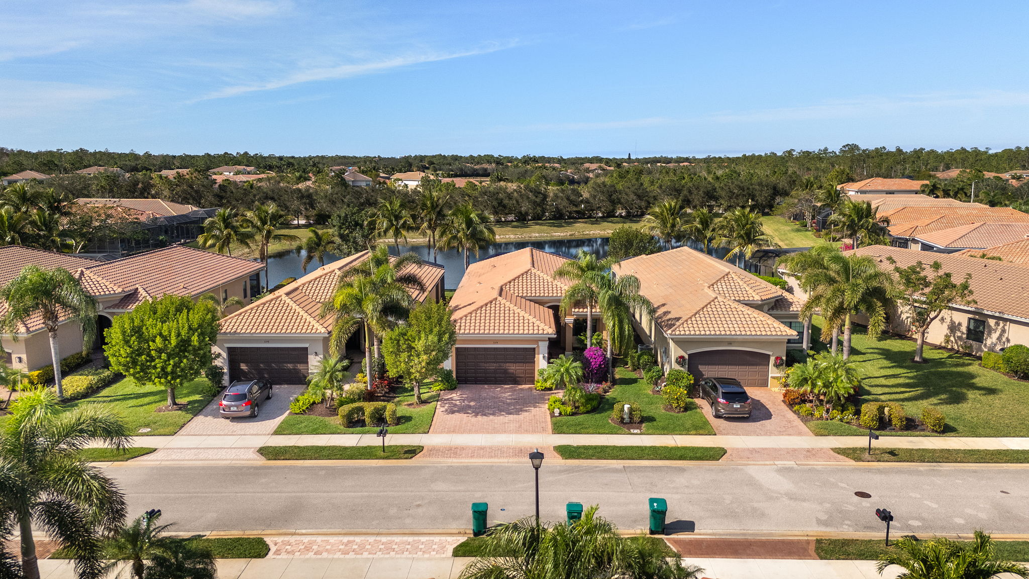 Aerial Front Exterior