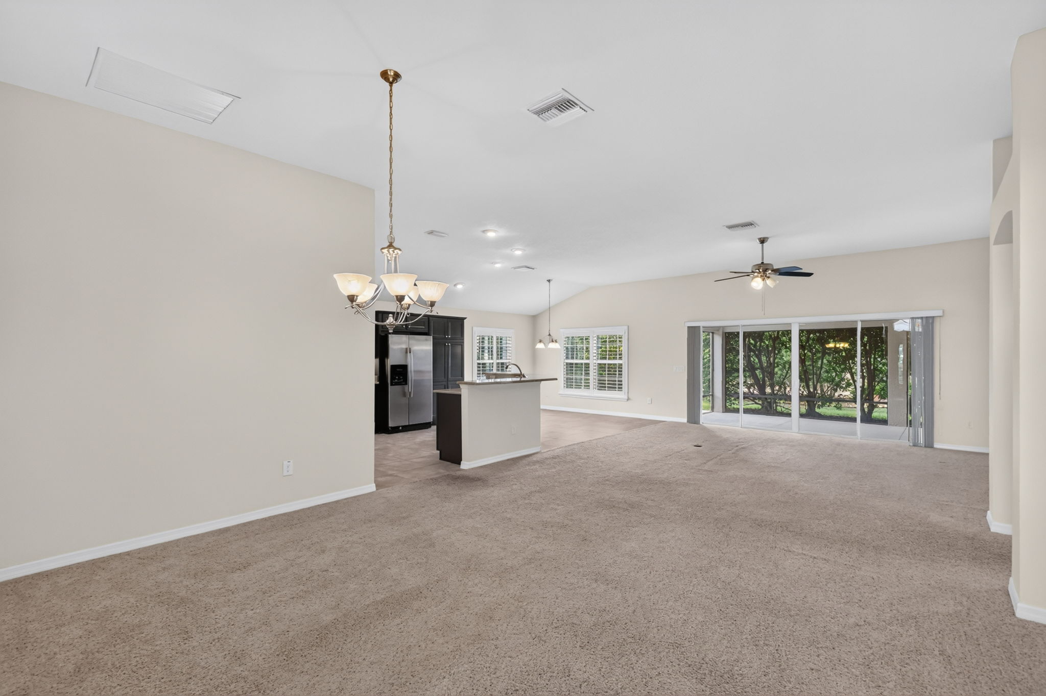 Living, Dining, Kitchen, and Dinette