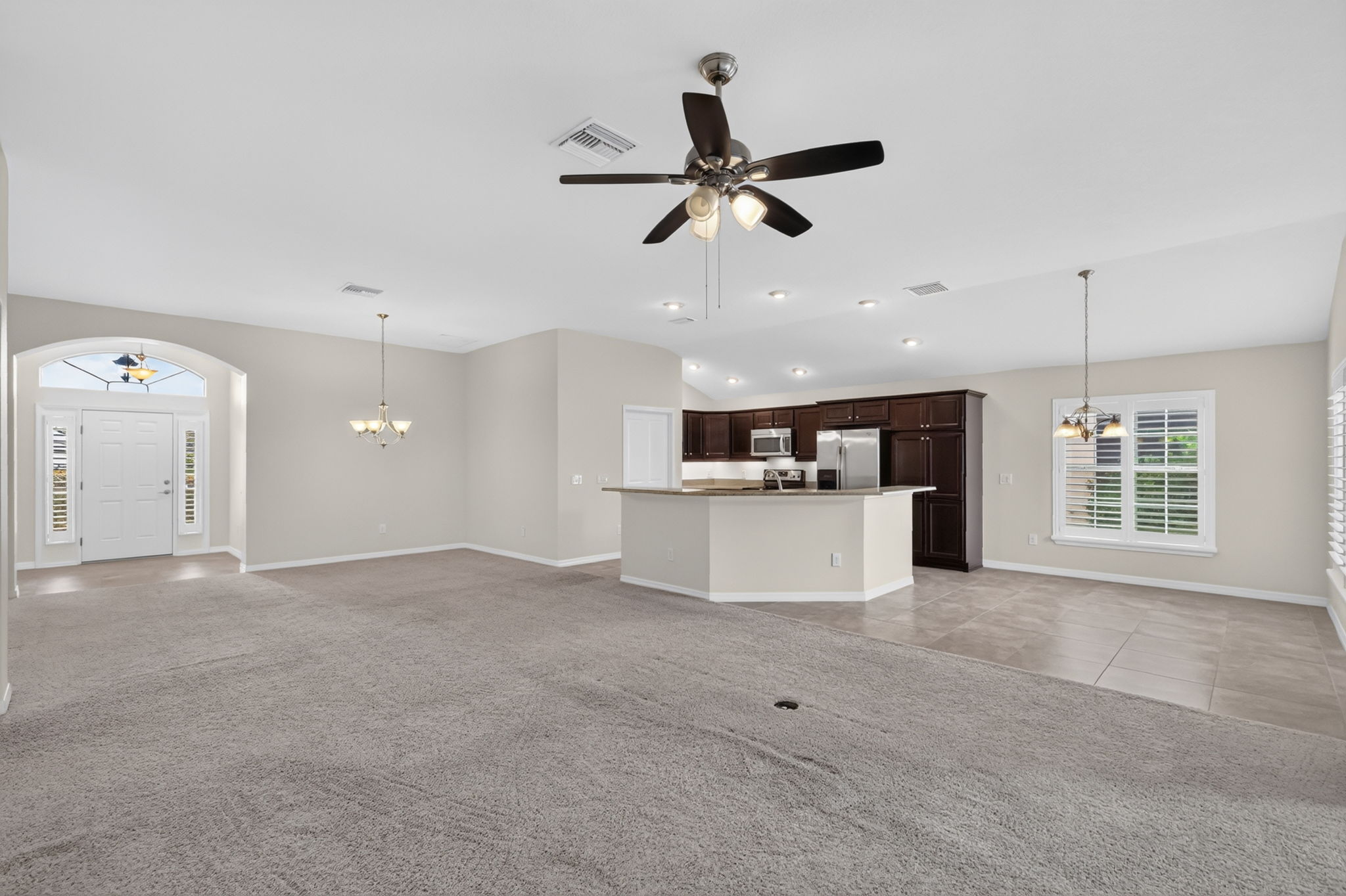 Living, Dining, Kitchen, and Dinette