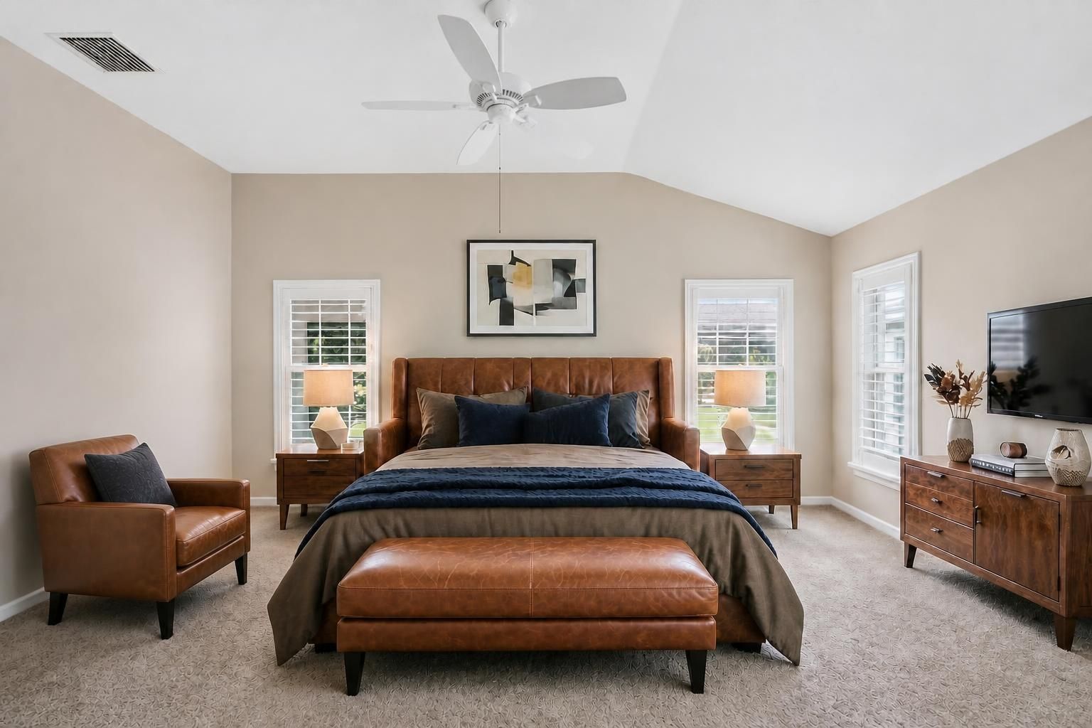Primary Bedroom - Virtually Staged