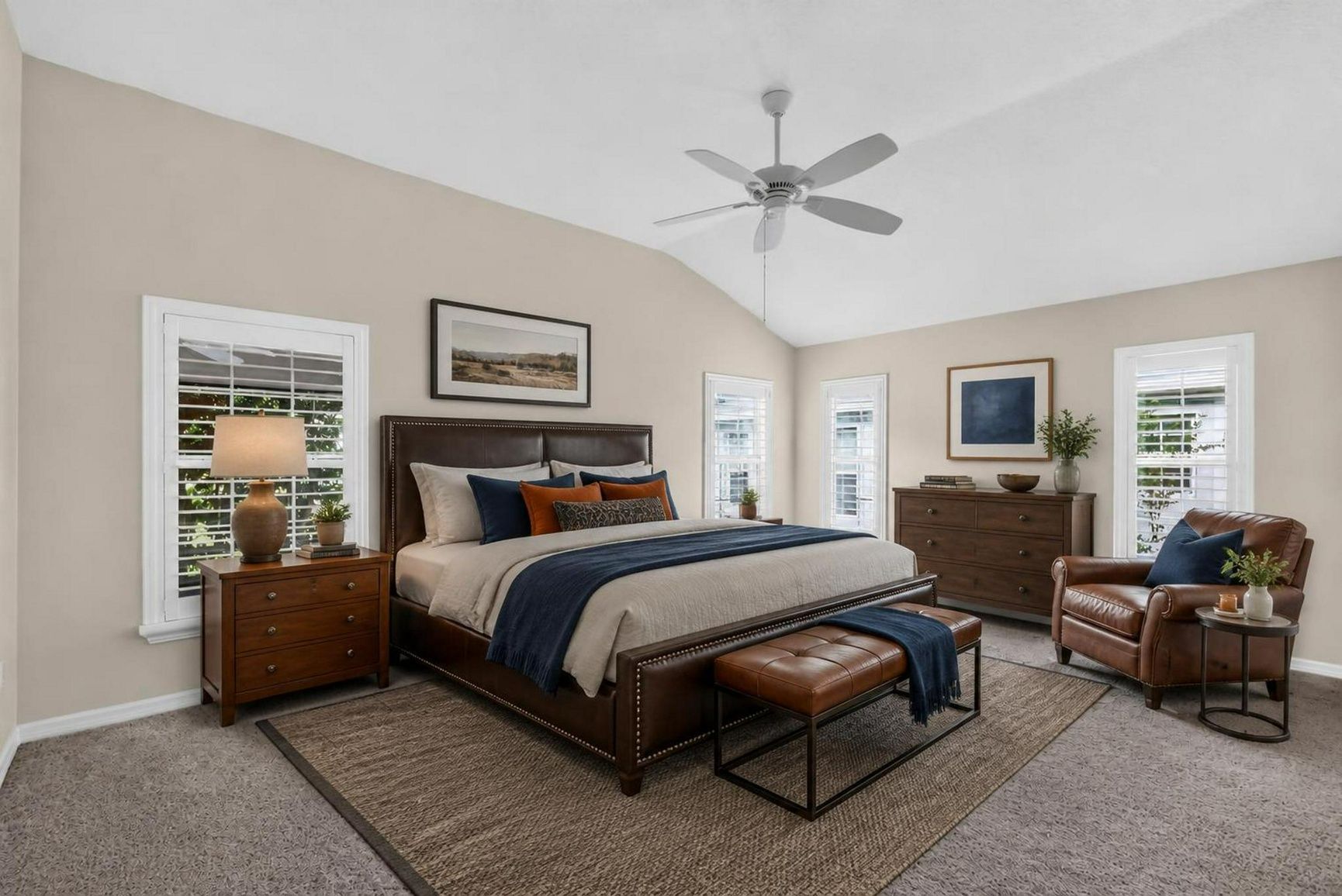 Primary Bedroom - Virtually Staged