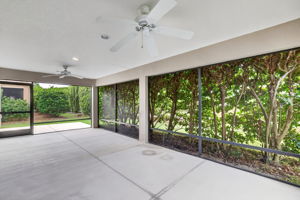 Lanai with Mature PRIVACY Landscaping