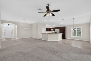 Living, Dining, Kitchen, and Dinette