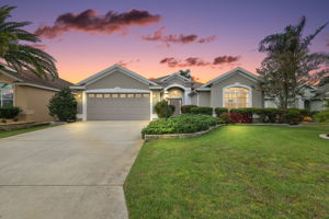 Twilight Front Elevation