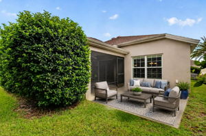 Rear Patio Virtually Staged