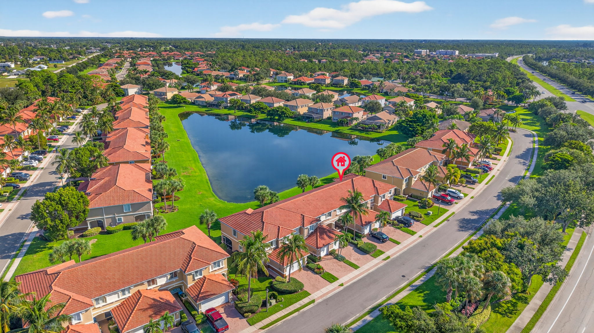 Aerial Front Exterior 5 -Marker