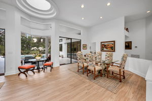 Dining Room has enough space for a large dinner party!