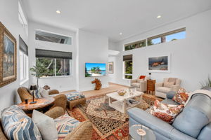 Family Room is large and has great natural light