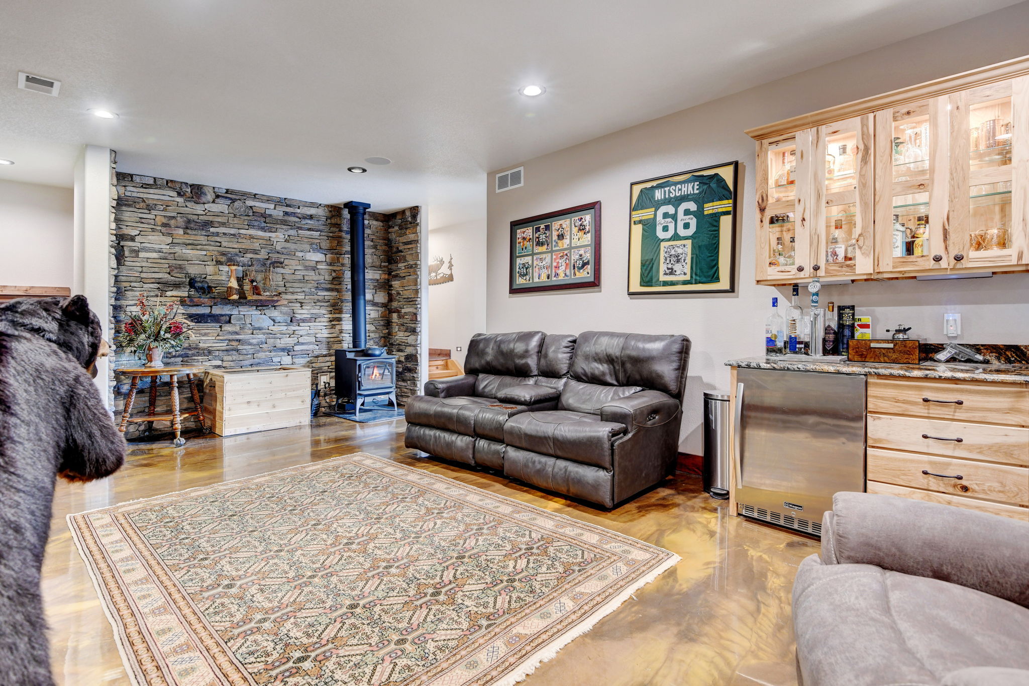 Great Room with Wet Bar