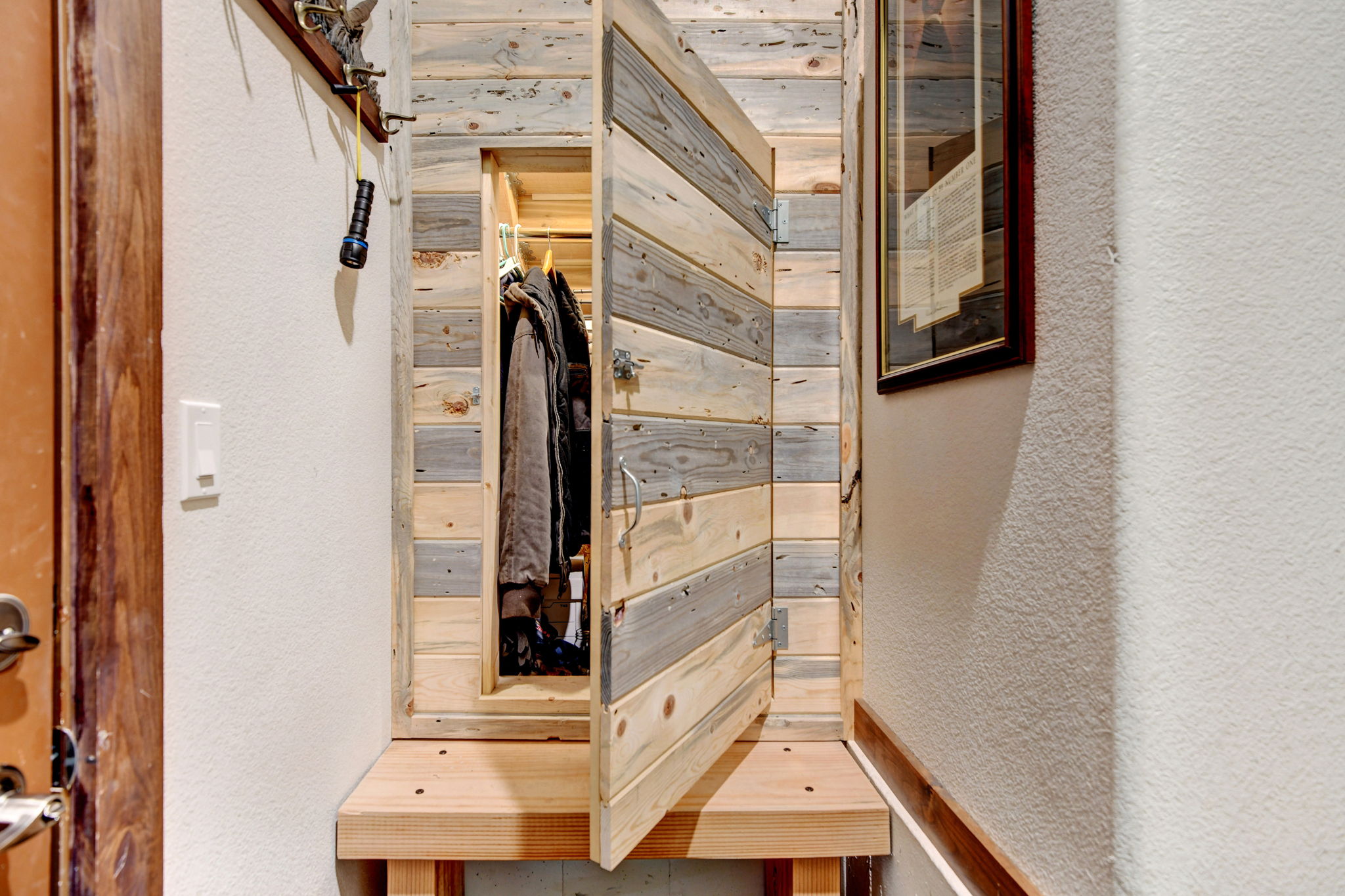 Under Stair Storage on Lower Level