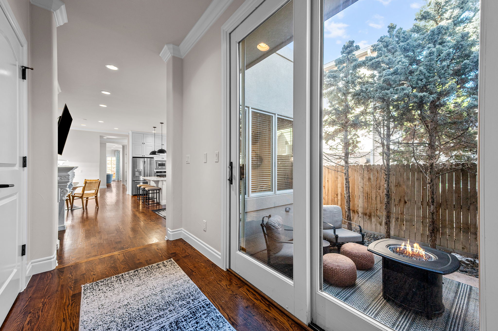 Hallway and Patio Access