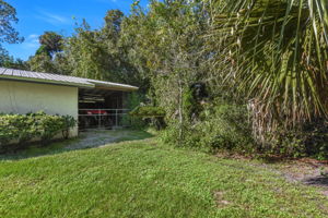 Carport In Rear Of Garage