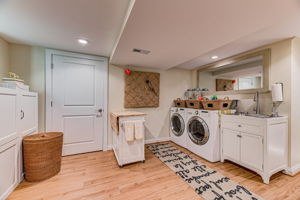 Lower Level Laundry Area