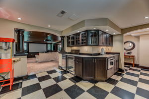 Lower Level Entertaining Kitchen