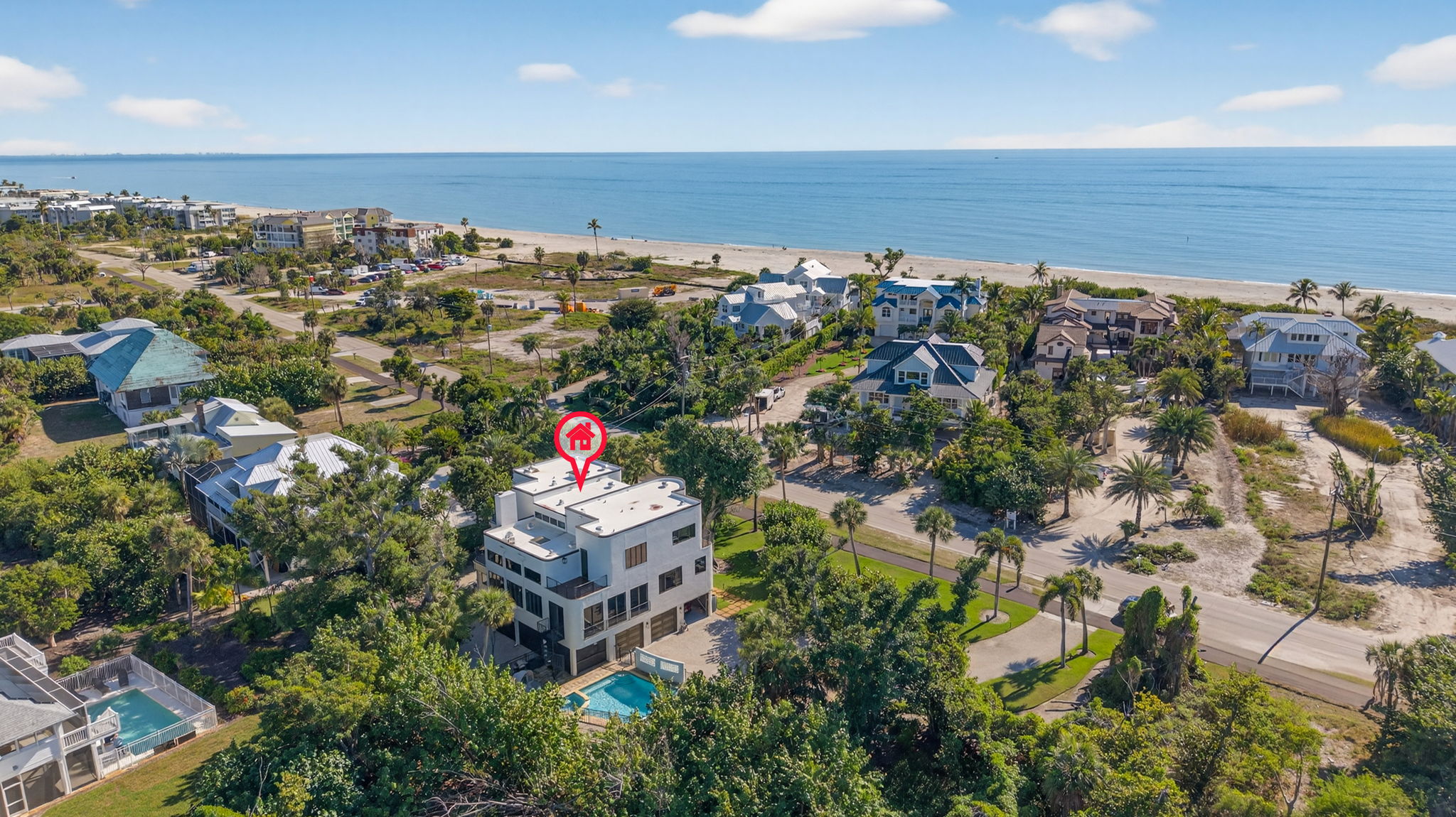 Aerial Rear Exterior 2 - marker