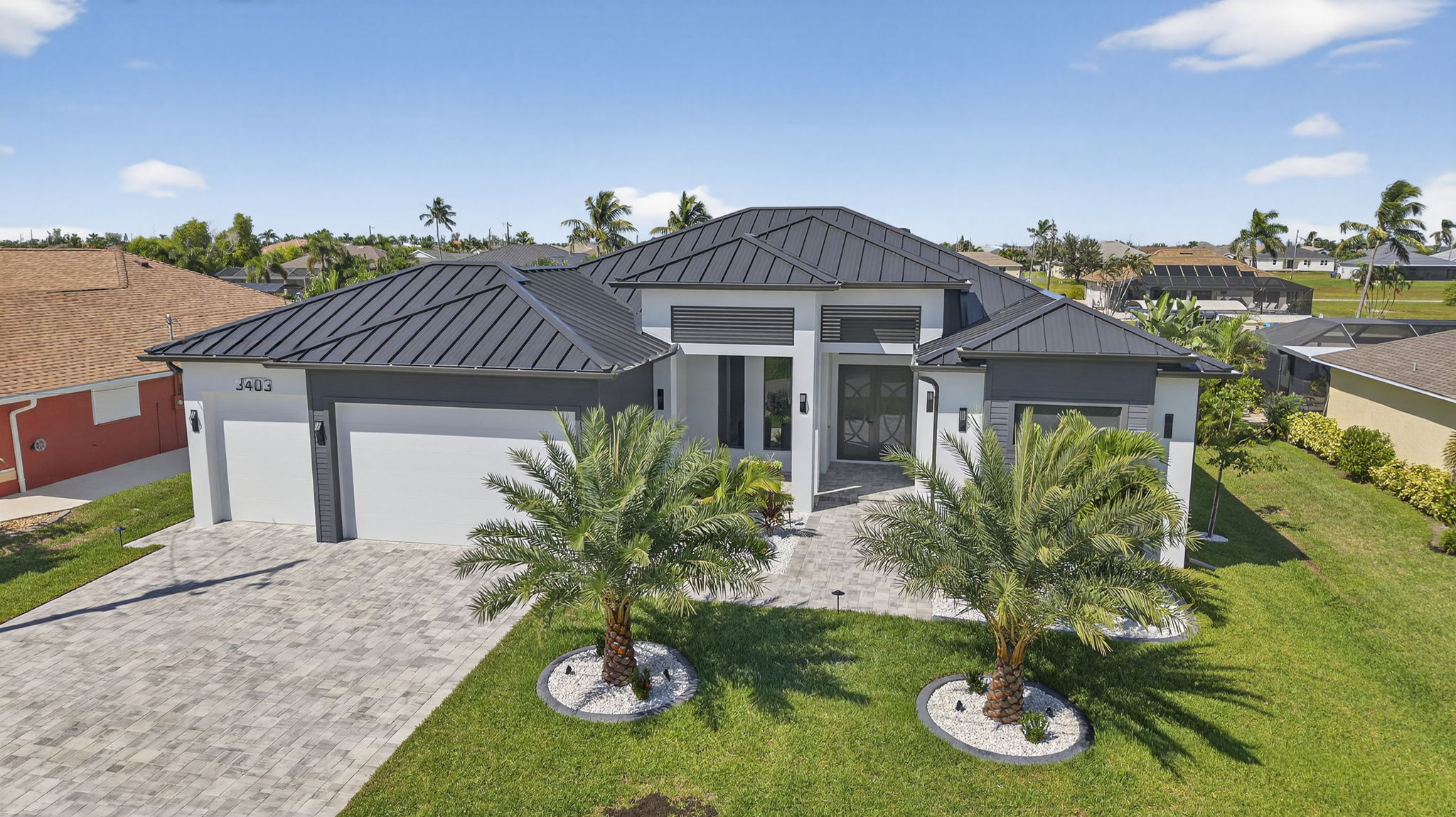 Aerial Front Exterior 2