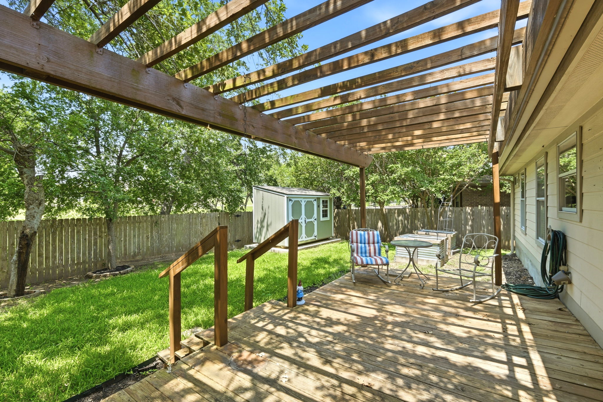 Deck and Back Yard/Shed