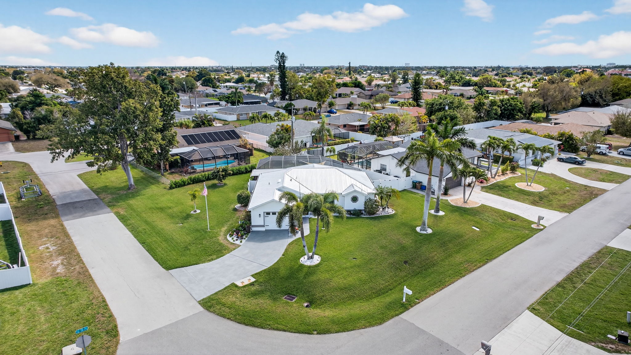 Aerial Front Exterior 1