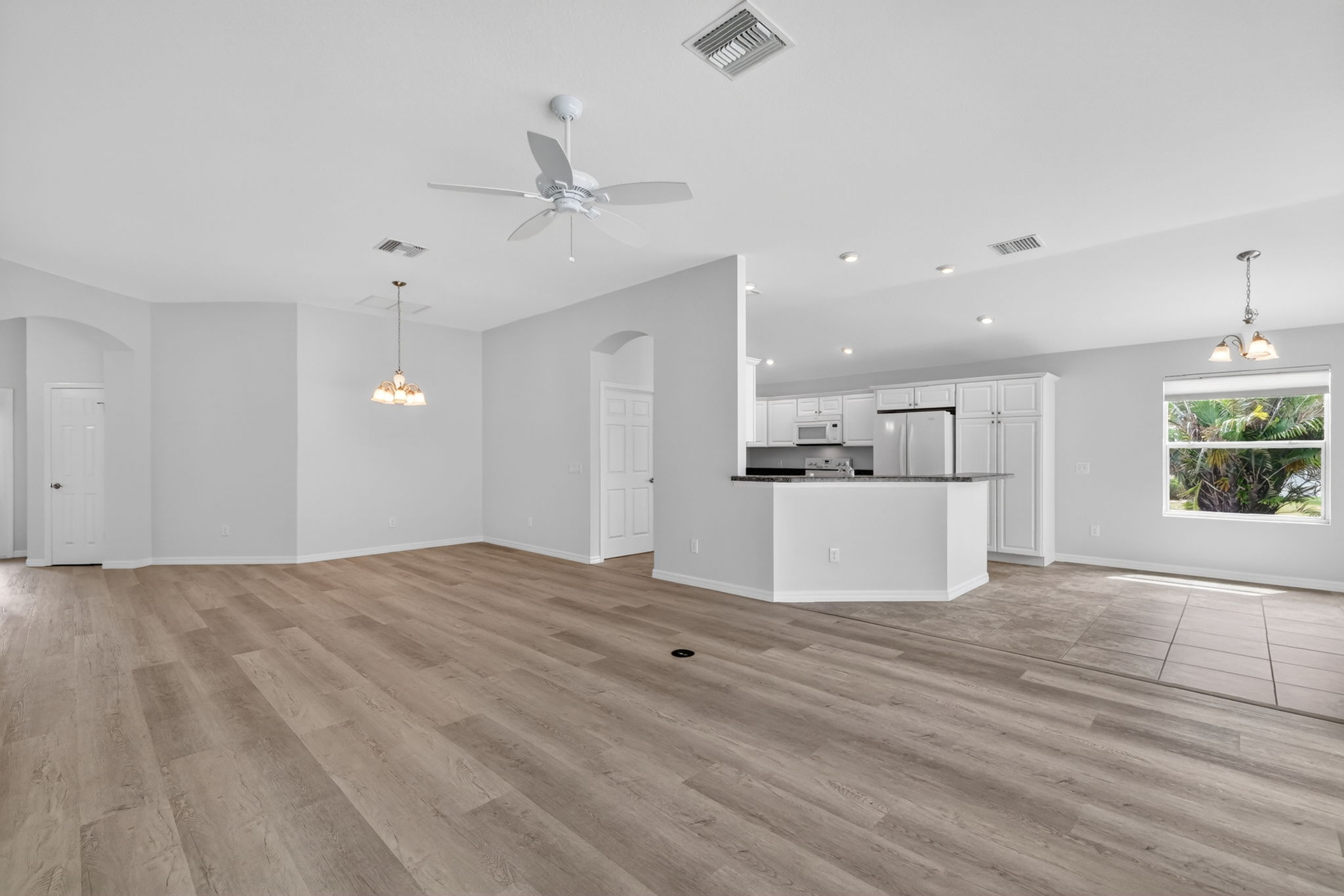 Living, Dining, Kitchen, and Dinette