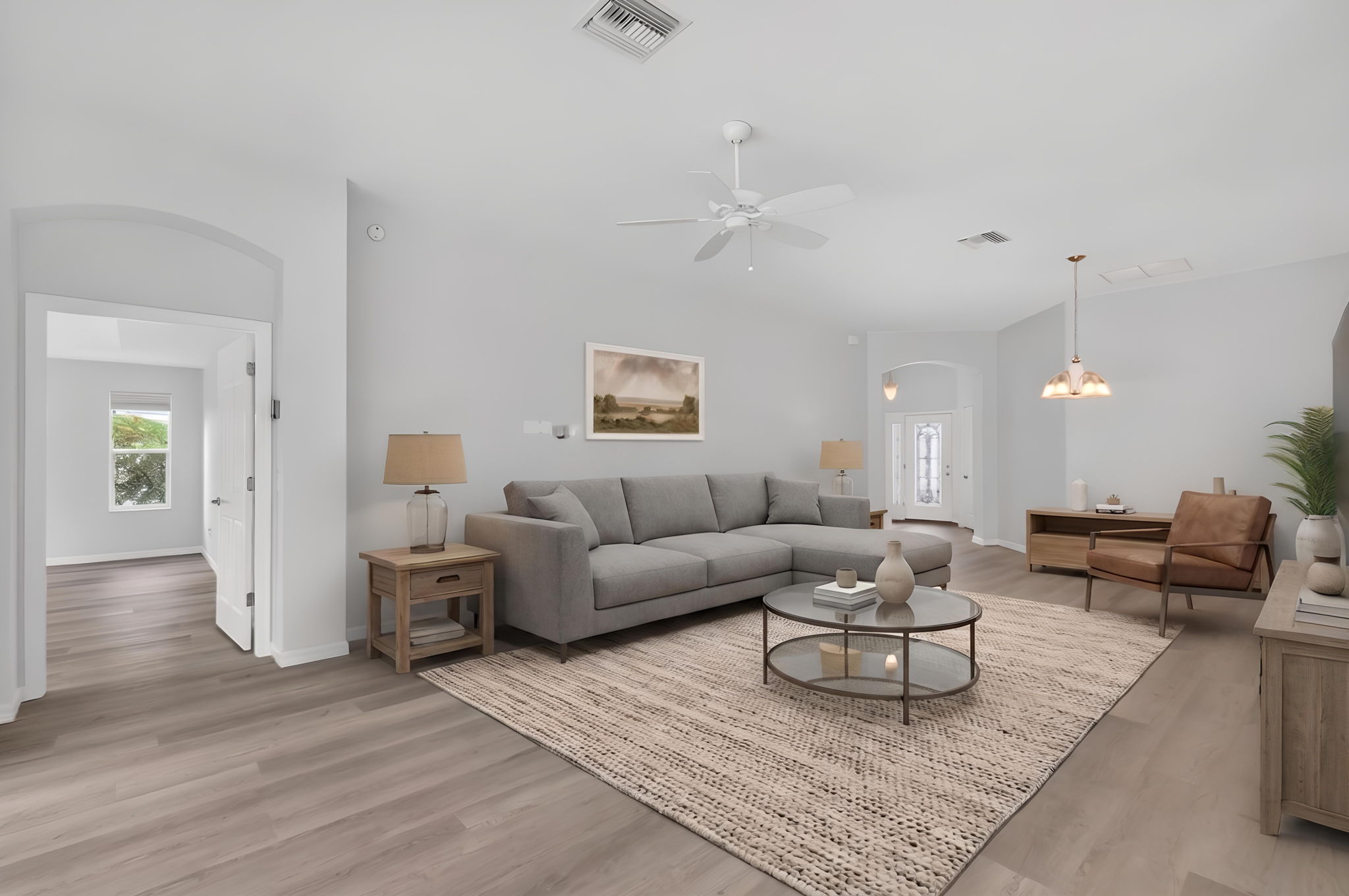 Living Room-Virtually Staged