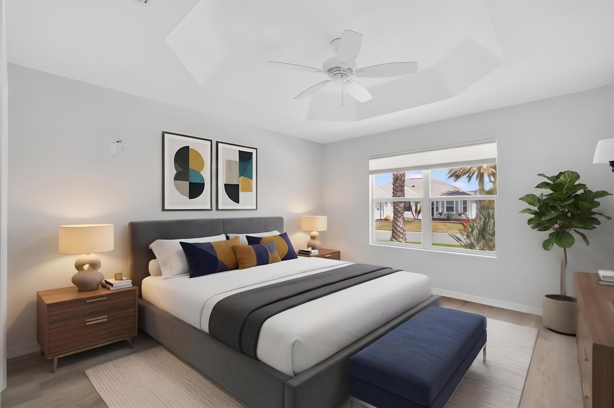 Second Bedroom-Virtually Staged