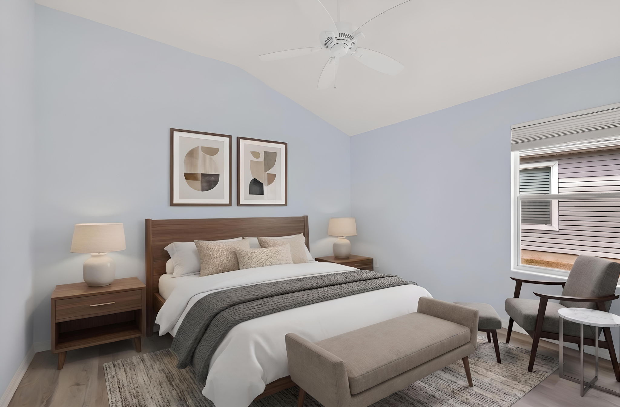 Third Bedroom-Virtually Staged