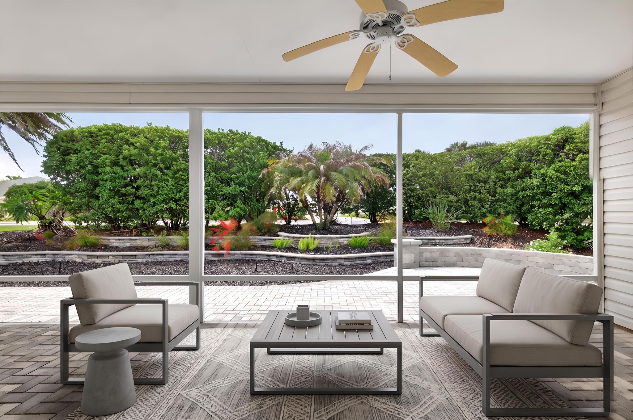 PAVER Lanai-Virtually Staged