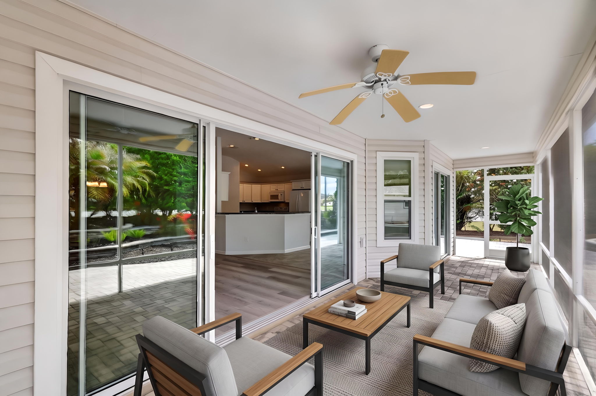 PAVER Lanai-Virtually Staged